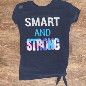 Smart and Strong tee. Brand: Members Mark